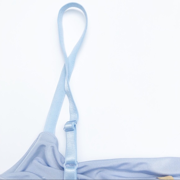 Sensara Periwinkle Blue Camisole Shelf Bra size Medium - Picture 11 of 16